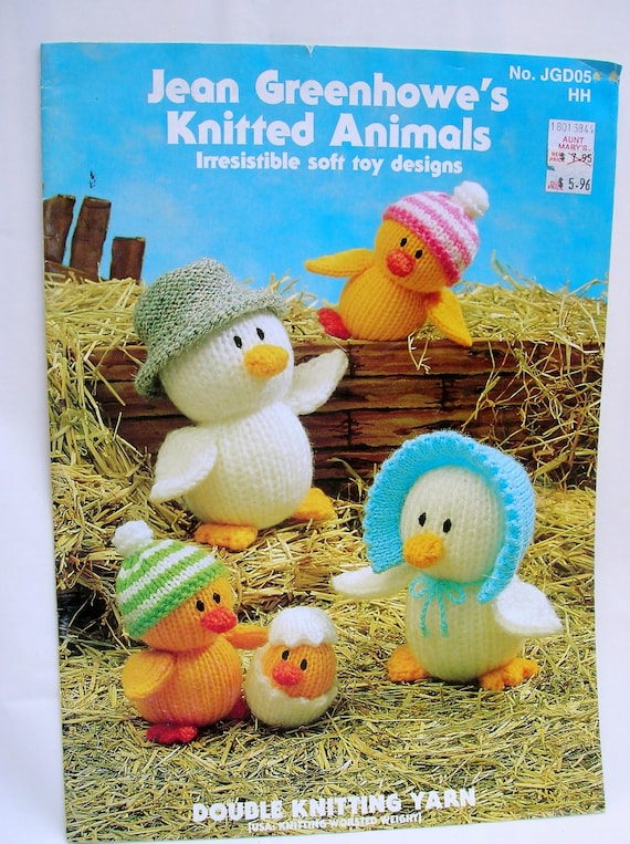 Jean Greenhowe's Knitted Animals Knitting Pattern by ellesh71