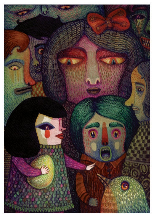 Sing my heart's song or else - A4 giclee print