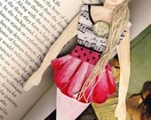 Ballerina Art Doll - bookmark, paper doll, or friend