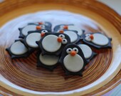 Cute Penguin Fondant Toppers - Perfect for Cupcakes, Cookies and Other Edible Creations