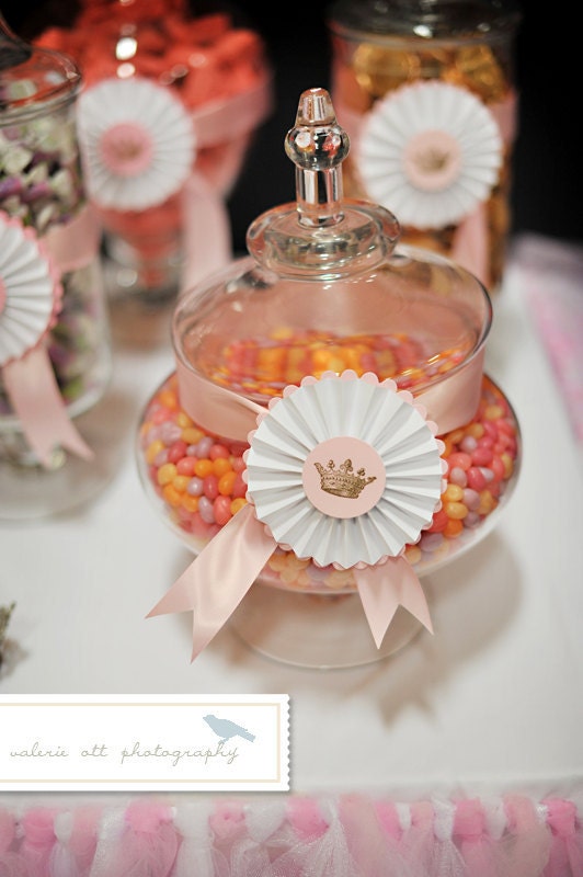 Shabby Chic Candy Jar & Dessert Table 'Party Flair' by LeroyLime