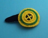 X-Men Felt Barrette or pin-- Rogue