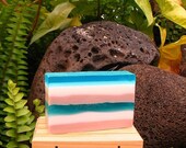 Hawaiian Coconut layered Soap - Sent to Amanda Seyfried via The Artisan Group- VEGAN