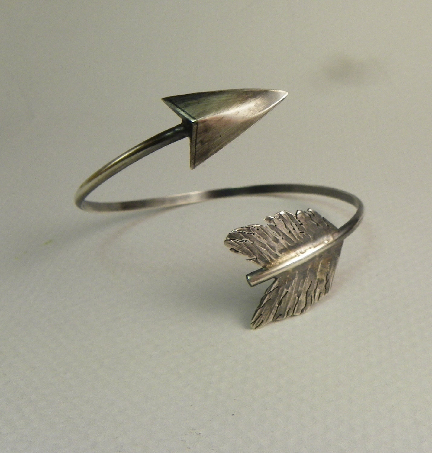 Sterling Silver Arrow Cuff Bracelet, Handmade Cuff Bracelet, Sterling Silver Cuff Bracelet, Recycled Sterling Silver, Eco Friendly