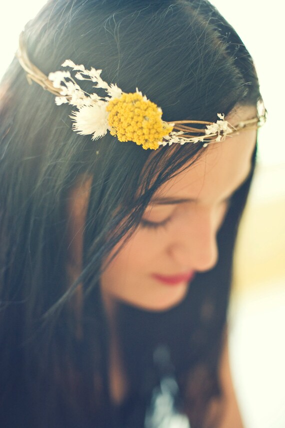 Back In Stock- Fresh Summer Floral Natural Head Crown