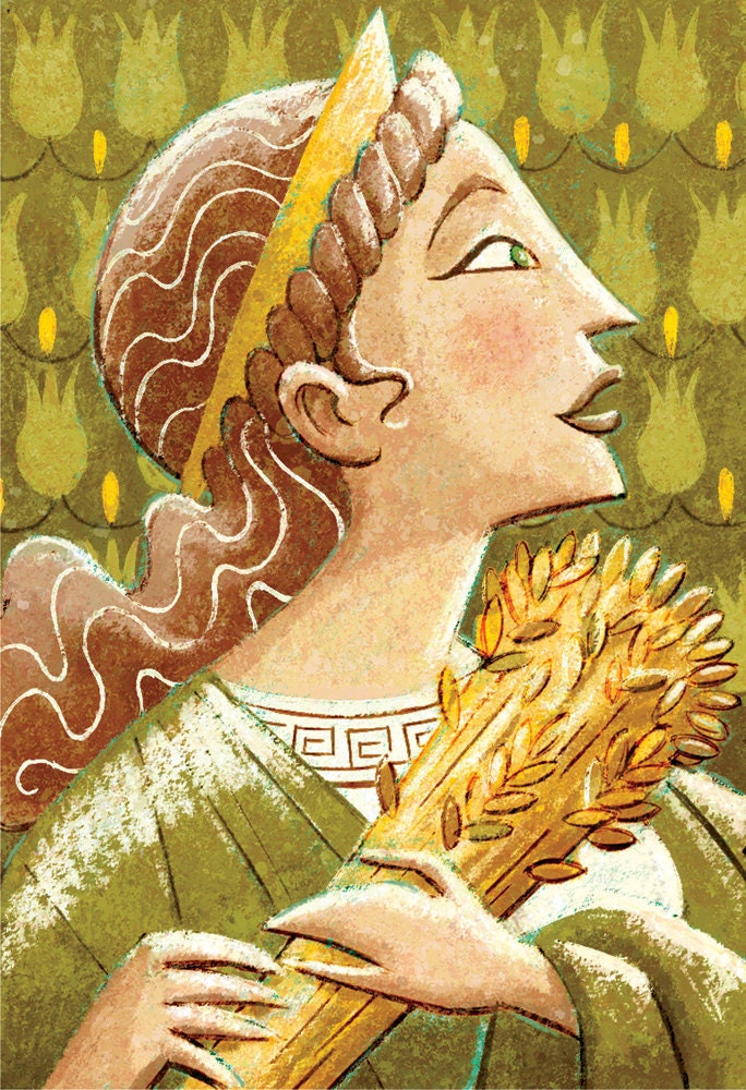 Greek Gods - Demeter 8" x 10" Print