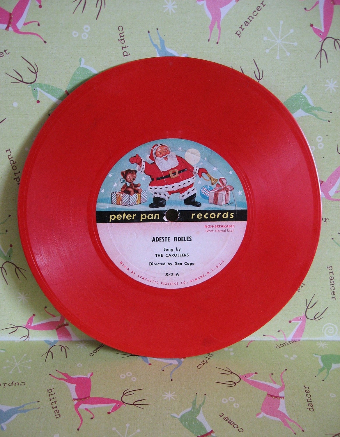 Vintage Christmas Records 