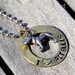 I Love Pit Bulls Handstamped Necklace
