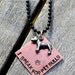 I Speak for Pit Bulls Handstamped Necklace