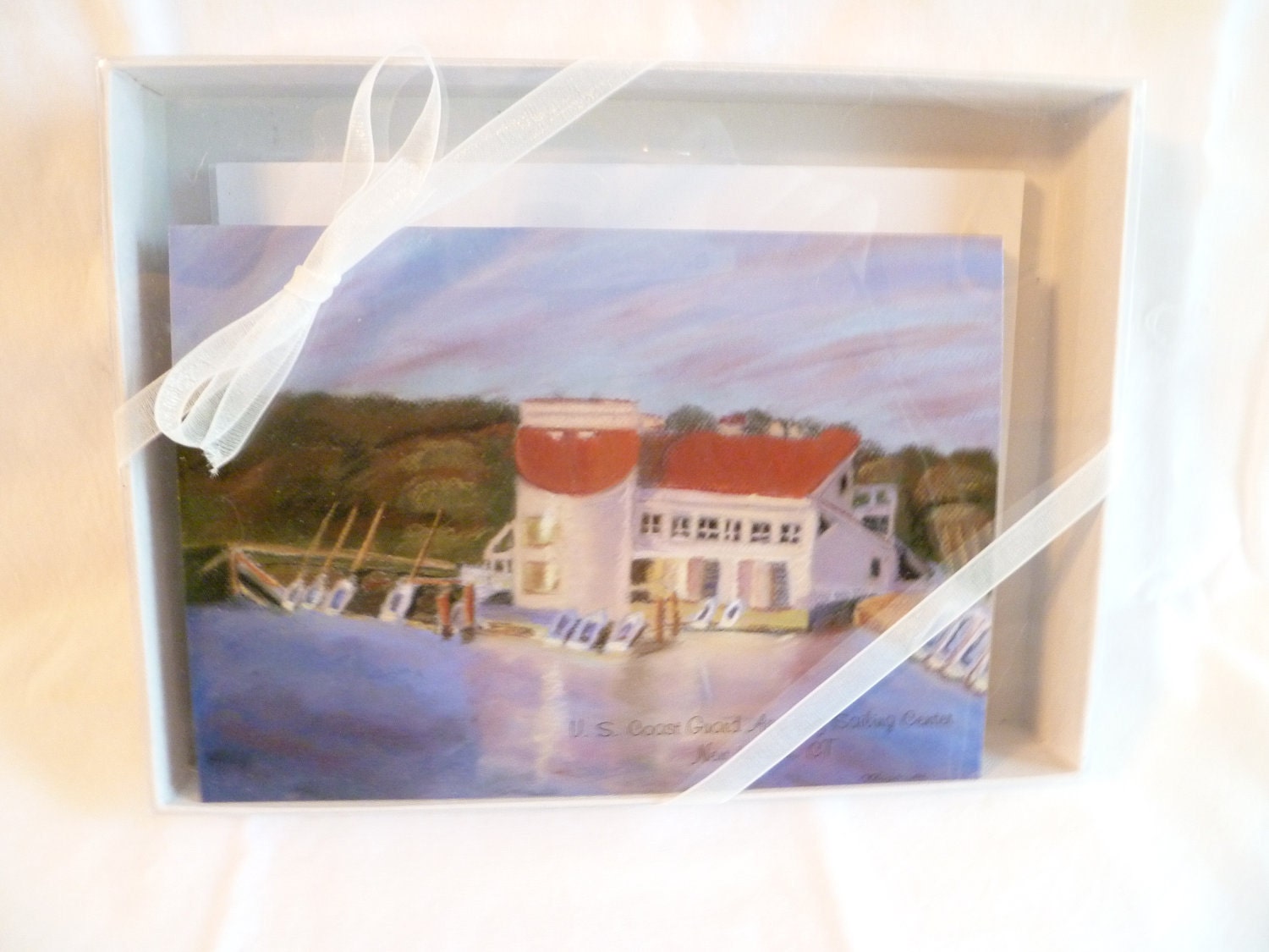 Notecards, set of 4 (blank inside) - Nautical Landscape - Fine art reproduction