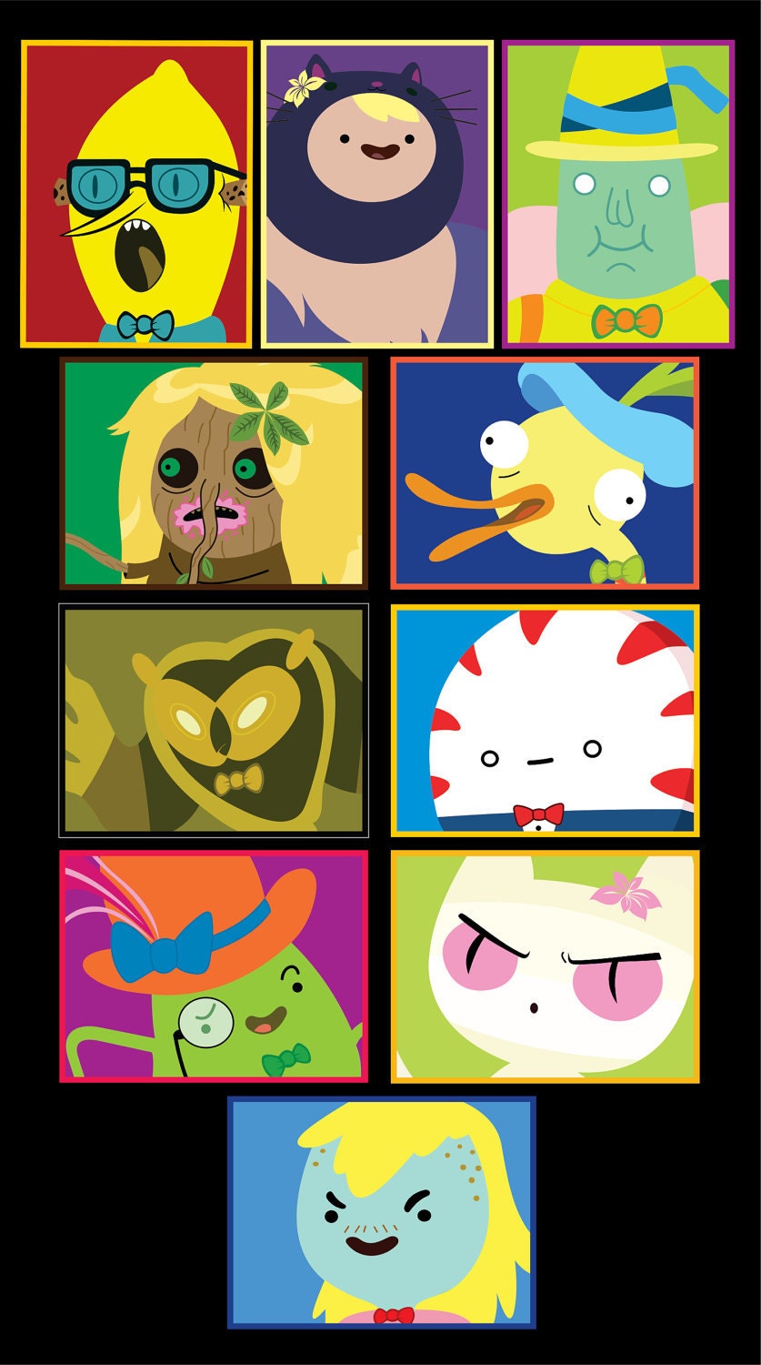 Oddballs of Adventure Time Stickers 10pk