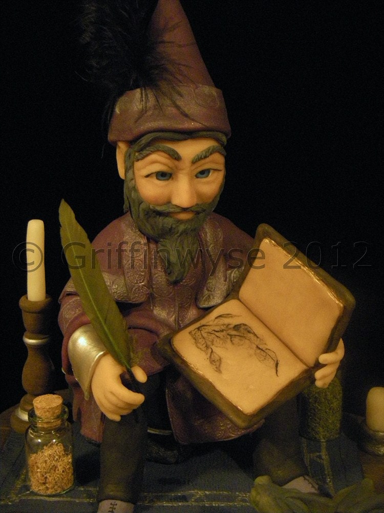 Wizard, Figurine, Art, Wizard sculpture- Sale - Taliesin.