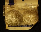 Vintage silver sunburst buckle