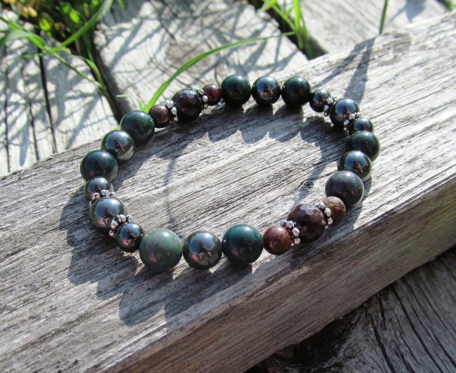 SCORPIO POWER BRACELET Reiki Healing Gemstone Green Crystal Zodiac Astrology