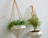 Diamond Hanging Planter - Pair