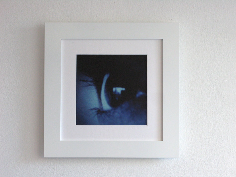 Big Eye Art, Blue Eye Photo, Polaroid Photo, Fine Art Photography