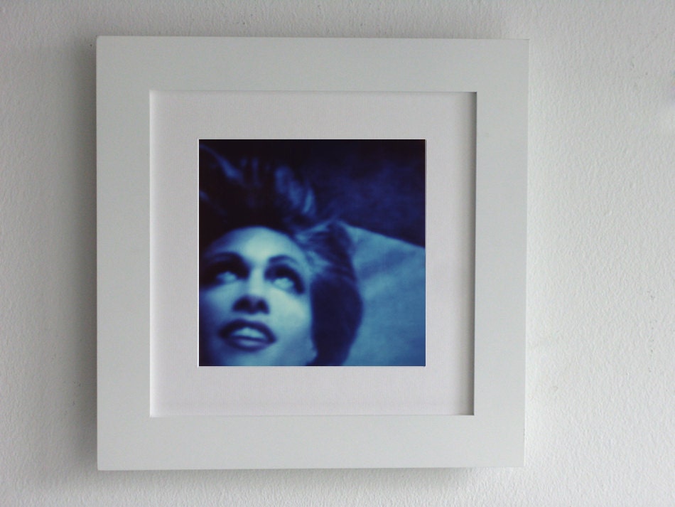 Blue, Surreal Photo, Portrait Art, Polaroid Photo