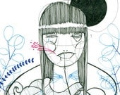 Sweet Sailor Girl MATURE LIMITED EDITION A4 Print