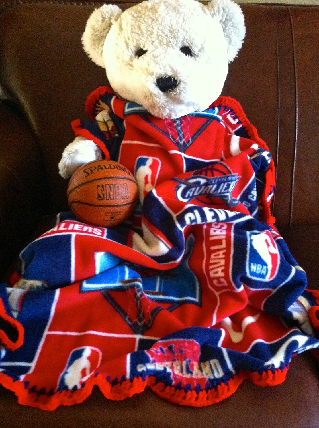 Cleveland Cavaliers Basketball Fleece Sports Baby Blanket