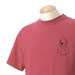 Basset Hound Garment Dyed Cotton T-shirt