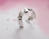 Silver Heart Ring - Valentine Jewelry