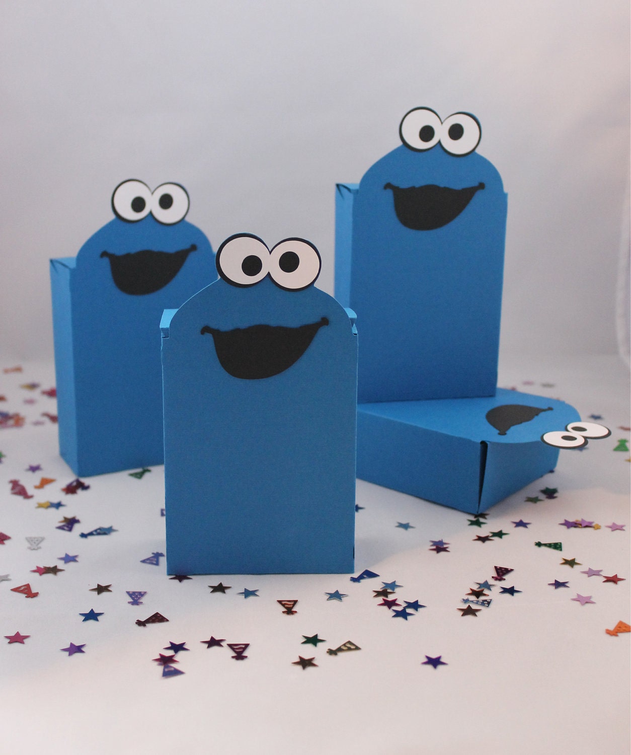 Cookie Monster Favor Box