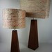 By order: Vintage German Pattern lamp shades or pendant. Über Chic Industrial lighting.