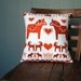 Dala Horse Red Swedish Printed Pillow