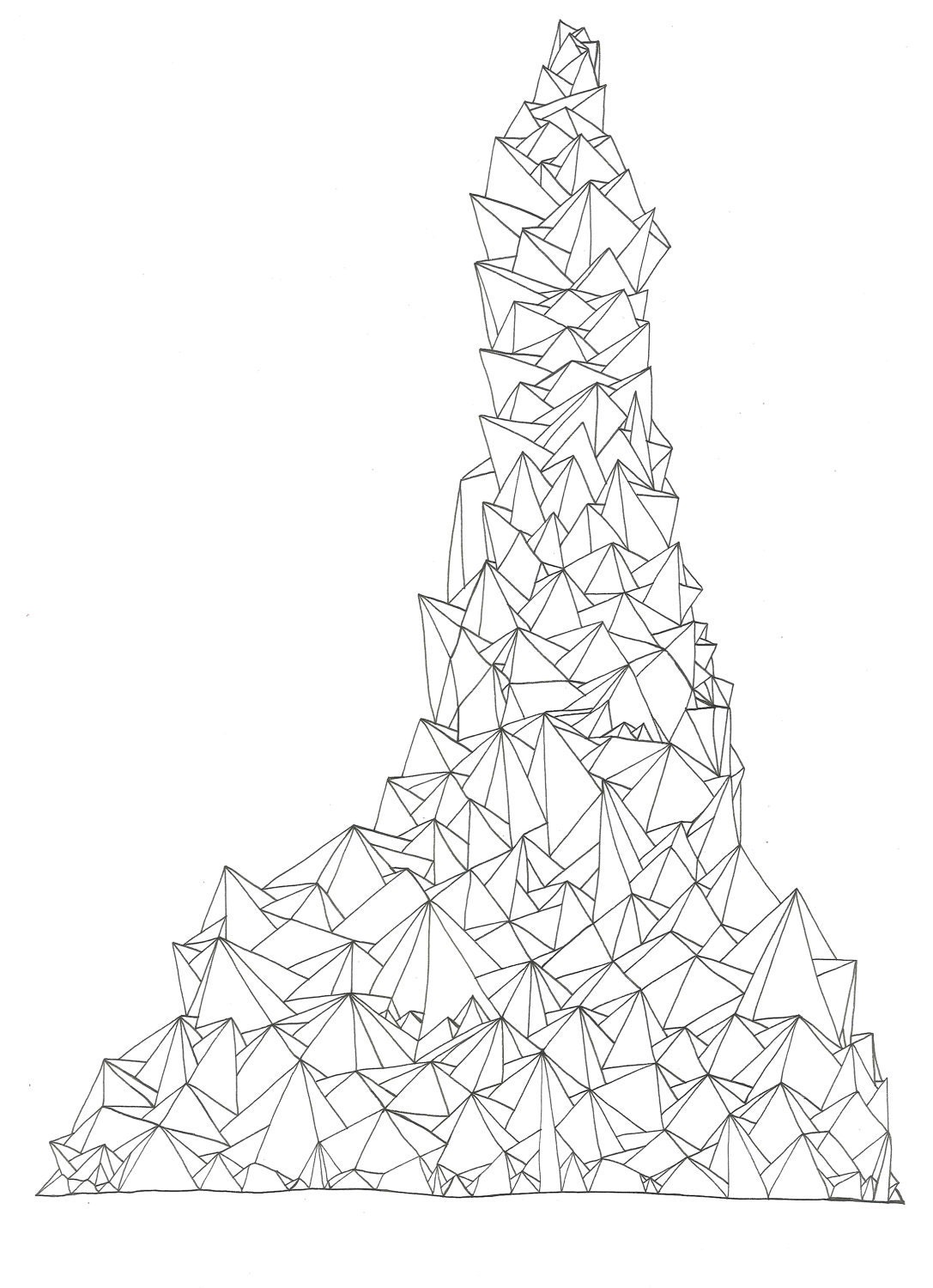 February 9, 2012 (Systemic 6) - original ink drawing