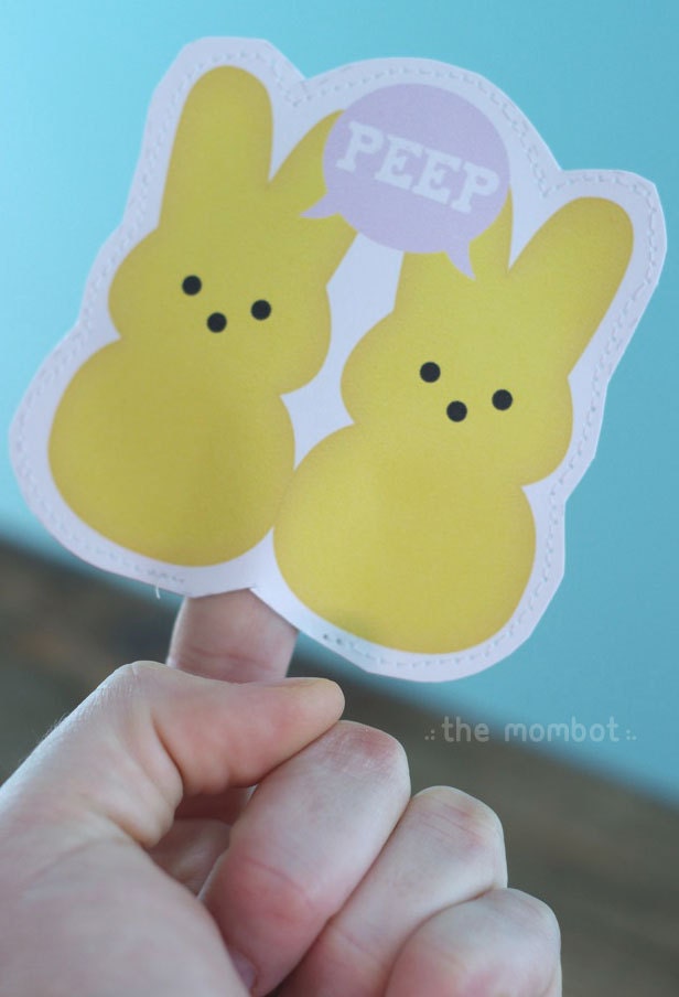 Printable Easter Finger Puppets