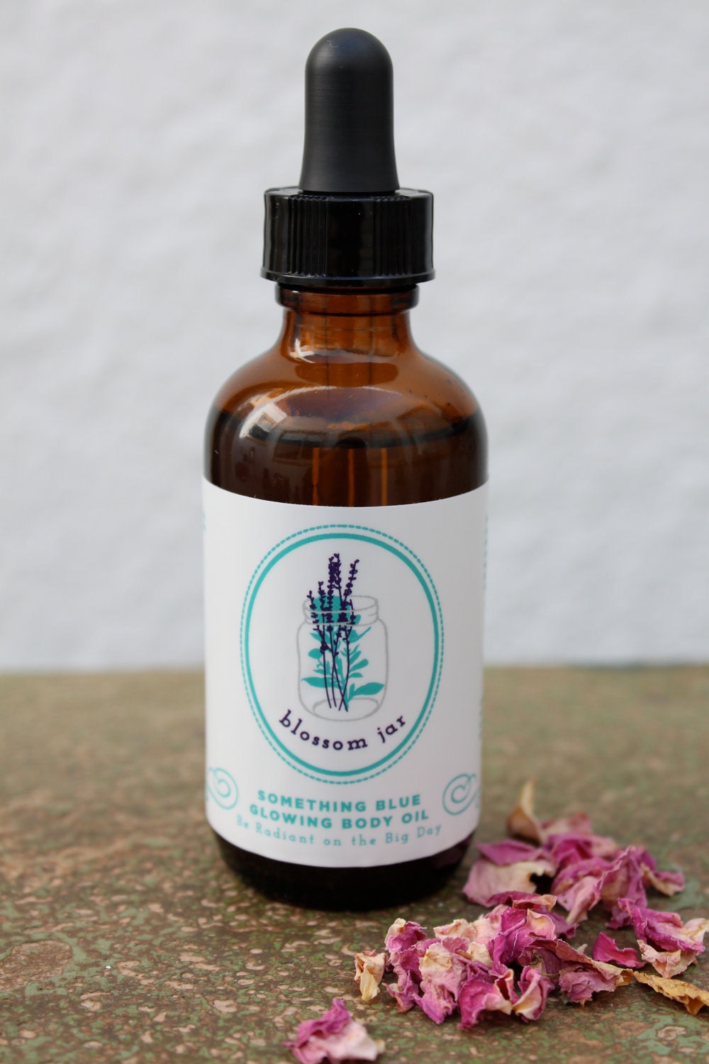 2 oz. Something Blue: Glowing and Moisturizing Body Oil for Brides - Organic, Non Toxic and Natural Beauty (2 ounces)