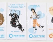 Aperture Science Valentine's Day Cards