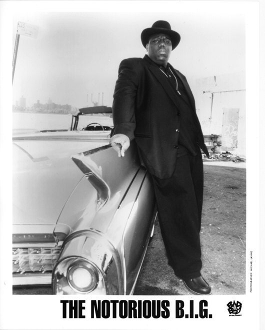 The Notorious B.I.G. Publicity Photo     8 by 10 inches