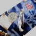 Vintage Necktie Airplanes Americana Mid-Century - Unworn - Blue Red Sky