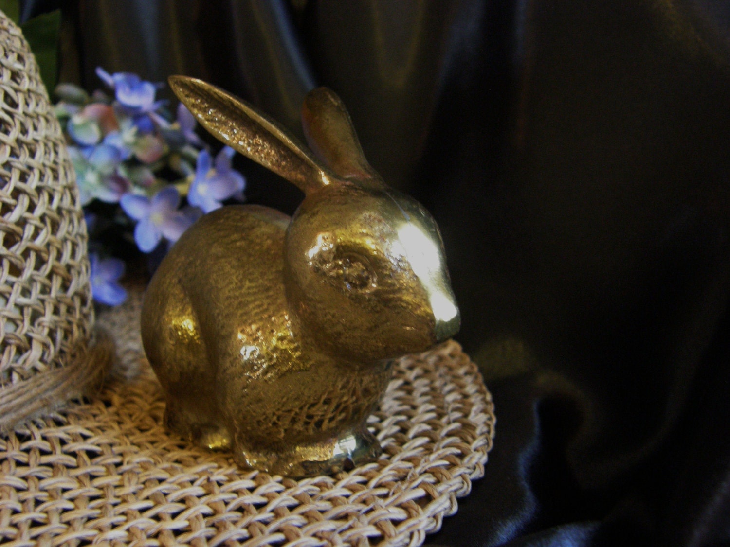 Vintage Brass Rabbit