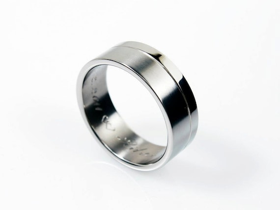Wedding band men, Titanium, Titanium wedding band, Mens wedding, Titanium ring men, Titanium band, men jewelry, commitment, Promise, custom