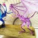 Dragon Art Sculpture: Dragons Dueling with Swords