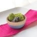 Wooden Mini Bowl Set of Two: Green and Blue