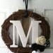 Custom Monogram Wreath