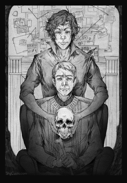 CLEARANCE Sherlock: Best Friends - Shy Custis, digital print