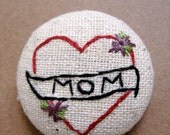 Mom Heart Tattoo Magnet-made to order