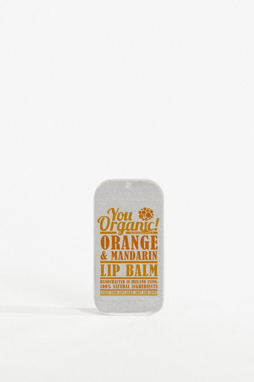 Orange and Mandarin Lip Balm - 100% Natural Ingredients