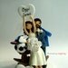 Favorite Soccer Team Customized Wedding Cake Topper