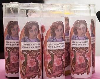 Virgin Who Can't Drive candle / Clueless Brittany Murphy R.I.P.