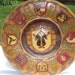 Vintage Hand-carved German Wooden Plate