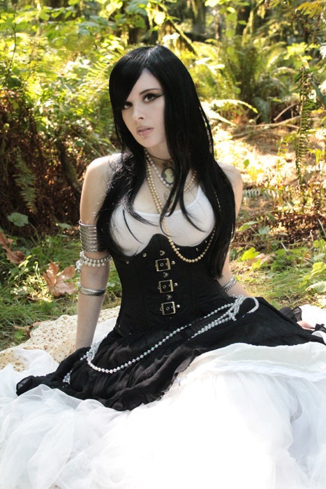 5x7 Elegant Steampunk Victorian Gothic Print "Forest 01"