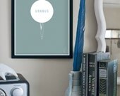 The Planets Series: Uranus and its Moons - Scientific Infographic Minimalist Poster Art