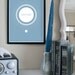 The Planets Series: Neptune and its Moons - Scientific Infographic Minimalist Poster Art