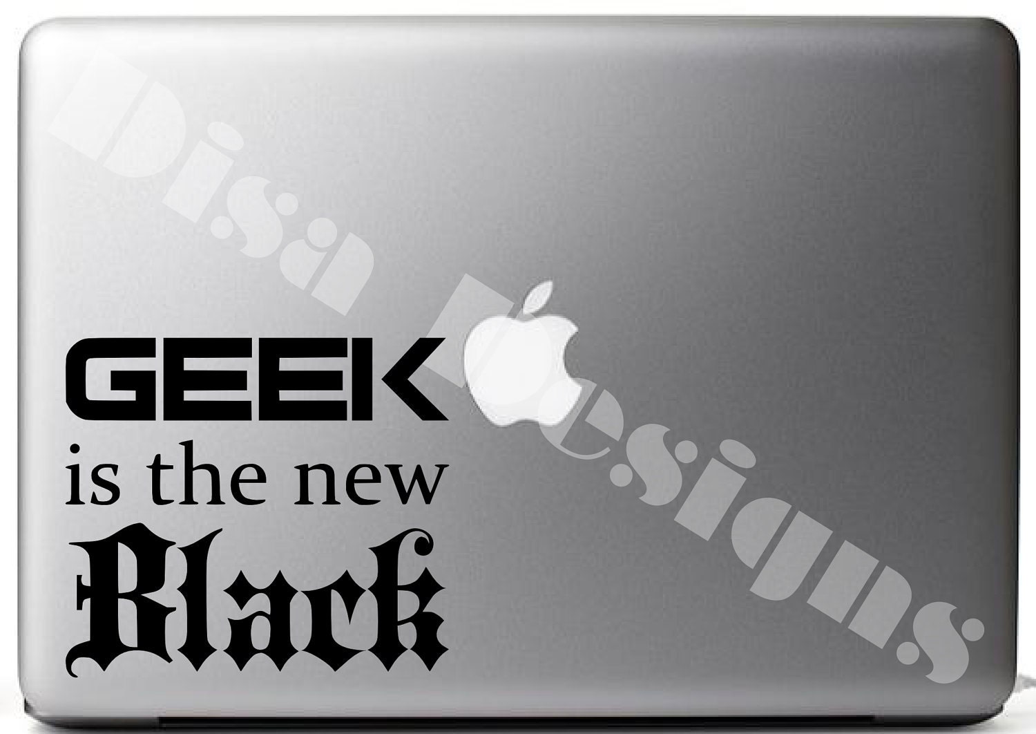 Geekery, "Geek is the new Black" vinyl decal for Macbook / Notebook / Laptop / Computer / Windshield