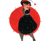LadyBugs: Amelady(bug) 8.5x11 Art Print